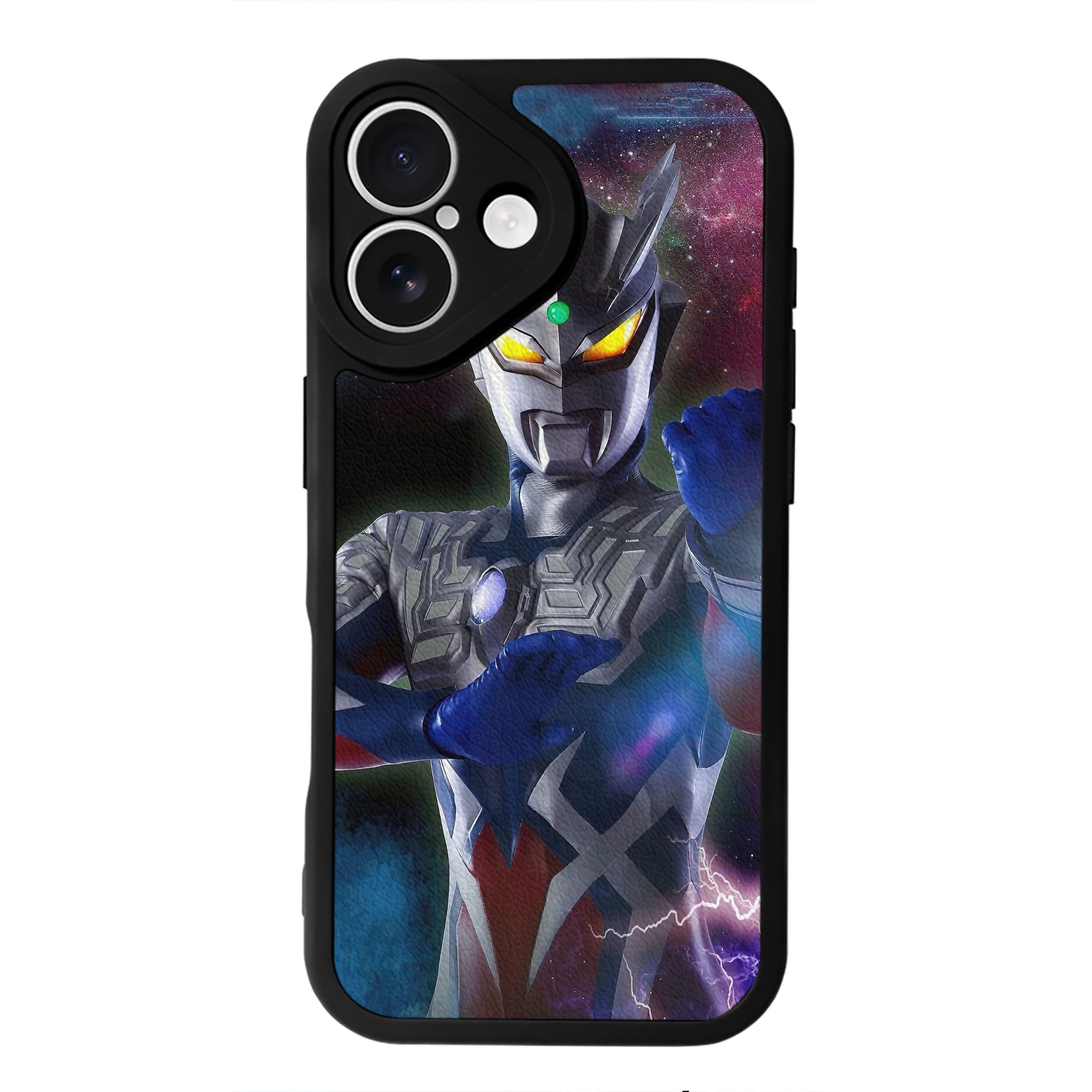 （画像用） ウルトラマン Ultraman 【iPhone 16シリーズ対応】シリコンスマホケース（レザー調） 材質：シリコン
